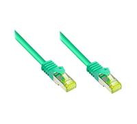 GoodConnections Cable de Parcheo Cat.7, Cable Desnudo, Verde, 1.5 m