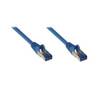 GoodConnections Cable de Red Patch Cat6a S/FTP 500 MHz Halogenfrei Azul 0.5 m Alcasa 8060-H005B