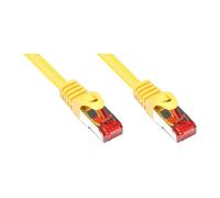 GoodConnections Cable de Red RJ-45 Cat.6 S/FTP PiMF 0.25 m, Amarillo, 250 MHz, 10 Gbit/s, Sin Halógenos