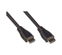 GoodConnections Cable HDMI 2.0 de Alta Velocidad Ultra HD 4K 60Hz HDR 0.5m Negro