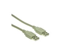 GoodConnections Cable USB 2.0 A a A Macho/Macho, 1 metro, Gris, Compatible con Alta Velocidad hasta 480 Mbps