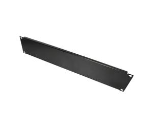 GoodConnections GC-N0044 Panel ciego para rack 2U, 19" (48.3 cm), acero, color negro profundo