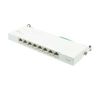 GoodConnections GC-N0119 Patch Panel Cat.6A 8 Puertos 0.5U - 10 Gbit/s Ethernet RJ-45 S/UTP (STP) - Blanco