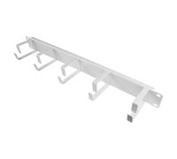 GoodConnections GC-N0156 Panel de Gestión de Cables 5-fach 19" 1U Blanco