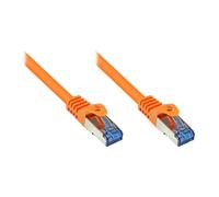 GoodConnections Patch Cable Cat.6A S/FTP RJ-45, 7.5 m, Naranja, para 10GBase-T, 500 MHz