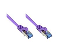 GoodConnections Patch Cord Cat.6A S/FTP 7.5m RJ-45 Macho Violeta 10GBase-T 500 MHz, 27 AWG