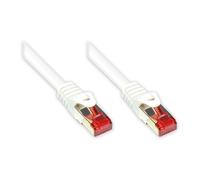 GoodConnections Patchkabel Cat.6 S/FTP (S-STP) 0.15m Blanco RJ-45 - Cable de Red 10/100/1000Base-T