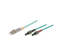GoodConnections Patchkabel LWL Duplex OM3 LC/ST 5m, Multimodo 50/125, LSZH, Azul