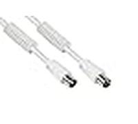 Goodconnections tv antennenkabel, koax stecker an koax buchse (vernick