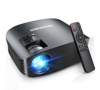 GooDee - Proyector portátil 4K con WiFi 6 y Bluetooth 5.4 - Proyector de Video Full HD Mejorado 2026, Dolby Audio para Cine en casa para Noche al Aire última intervensión y recámara, Compatible con