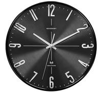 GOODERY Reloj de Pared inalámbrico de 30 cm de diámetro, silencioso, 3D, Grande, Moderno, analógico, sin Ruido de tictac, Casi silencioso, decoración para Cualquier Pared