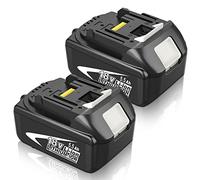 Goodexo 5.5Ah batería de Repuesto BL1860B para Maki-ta batería 18V para BL1860B BL1850B BL1850 BL1860 BL1840B BL1830B BL1840 BL1830 LXT-400 (Negro con Blanco)