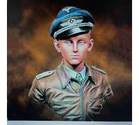 GoodFYouth 1/10 Busto de piloto de la Luftwaffe Alemana de la Segunda Guerra Mundial en Resina Kit Modelo sin Pintar ni Montar //B6Z8j1