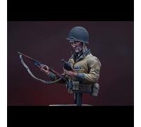 GoodFYouth 1/10 Busto de Soldado Estadounidense Segunda Guerra Mundial Kit de Modelo en Resina sin Pintar y sin Montar //e7A3Y8