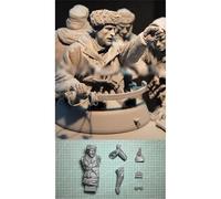 GoodFYouth 1/16 Kit de Modelo de Resina de Soldado de Tanque alemán de la Segunda Guerra Mundial sin Pintar y sin ensamblar (sin Tanque) //6A3J36y