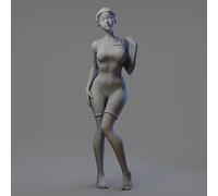 GoodFYouth 1/22 Kit de Modelo de Resina de Soldado Femenino de Ciencia ficción sin Pintar y sin Montar Kit de Modelo de Resina de soldado//6J5L3z