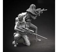 GoodFYouth 1/24 Kit de Modelo de Resina de Agente Femenino de Ciencia ficción Kit de Modelo de Resina de Soldado sin Pintar y sin montar//x7s2O14