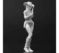 GoodFYouth 1/24 Kit de Modelo de Resina de Soldado Femenino de Ciencia ficción sin Pintar y sin Montar Kit de Modelo de Resina de soldado//6J4L21z