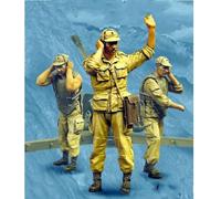 GoodFYouth 1/35 Kit de maquetas de Resina de Soldados soviéticos de la Segunda Guerra Mundial Modelos de Soldados sin Pintar y sin ensamblar (3 Figuras) //o5R7Lj12