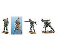 GoodFYouth 1/35 Kit de Modelo de Resina de Soldado alemán de la Segunda Guerra Mundial sin Pintar ni ensamblar (4 Figuras) //7T4k0j44