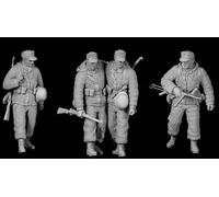 GoodFYouth 1/35 Kit de Modelo de Resina de Soldado alemán de la Segunda Guerra Mundial sin Pintar ni ensamblar (4 Figuras) //7T4k0j24