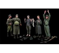 GoodFYouth 1/35 Kit de Modelo de Resina de Soldado alemán de la Segunda Guerra Mundial sin Pintar ni ensamblar (5 Figuras) //7T5k0j5