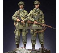 GoodFYouth 1/35 Kit de Modelo de Resina de Soldado Estadounidense de la Segunda Guerra Mundial sin Pintar ni ensamblar (2 Figuras) //8T9kj110w