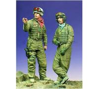GoodFYouth 1/35 Kit de Modelo de Resina de Soldado Estadounidense de la Segunda Guerra Mundial sin Pintar ni ensamblar (2 Figuras) //8T9kj134w