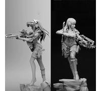 GoodFYouth 1/35 Kit de Modelo de Resina de Soldado Femenino de Ciencia ficción sin Pintar ni ensamblar (2 Personas) //F9s7lj29