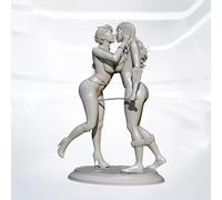 GoodFYouth 1/35 Kit de Modelo de Resina de Soldado Femenino de Ciencia ficción sin Pintar ni ensamblar (2 Personas) //F9s7lj25