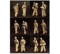 GoodFYouth 1/35 Maqueta de Resina de Soldado alemán de la Segunda Guerra Mundial sin Pintar ni ensamblar (12 Figuras) //6T5k0j2