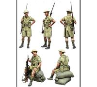 GoodFYouth 1/35 Maqueta de Resina de Soldado británico de la Segunda Guerra Mundial sin Pintar ni ensamblar (2 Figuras) //L9s7Lj39