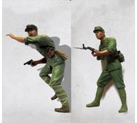 GoodFYouth 1/35 Maqueta de Resina de Soldado Chino de la Segunda Guerra Mundial sin Pintar y sin ensamblar (para 2 Personas) //g807s34