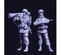 GoodFYouth 1/35 Maqueta de Resina de Soldado Comando Europeo sin Pintar y sin ensamblar (para 2 Personas) //l9z0f41