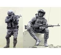 GoodFYouth 1/35 Maqueta de Resina de Soldado Comando Europeo sin Pintar y sin ensamblar (para 2 Personas) //l9z0f95