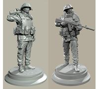 GoodFYouth 1/35 Maqueta de Resina de Soldado Comando Europeo sin Pintar y sin ensamblar (para 2 Personas) //l9z0f65
