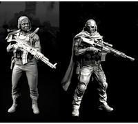 GoodFYouth 1/35 Maqueta de Resina de Soldado Comando Europeo sin Pintar y sin ensamblar (para 2 Personas) //l9z0f15