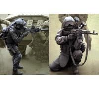 GoodFYouth 1/35 Maqueta de Resina de Soldado Comando Europeo sin Pintar y sin ensamblar (para 2 Personas) //l9z0f103