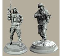 GoodFYouth 1/35 Maqueta de Resina de Soldado Comando Europeo sin Pintar y sin ensamblar (para 2 Personas) //l9z0f71