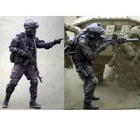 GoodFYouth 1/35 Maqueta de Resina de Soldado Comando Europeo sin Pintar y sin ensamblar (para 2 Personas) //l9z0f83
