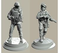GoodFYouth 1/35 Maqueta de Resina de Soldado Comando Europeo sin Pintar y sin ensamblar (para 2 Personas) //l9z0f152