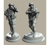 GoodFYouth 1/35 Maqueta de Resina de Soldado Comando Europeo sin Pintar y sin ensamblar (para 2 Personas) //l9z0f121
