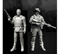 GoodFYouth 1/35 Maqueta de Resina de Soldado Comando Europeo sin Pintar y sin ensamblar (para 2 Personas) //l9z0f8