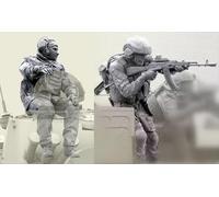 GoodFYouth 1/35 Maqueta de Resina de Soldado Comando Europeo sin Pintar y sin ensamblar (para 2 Personas) //l9z0f85
