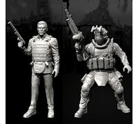 GoodFYouth 1/35 Maqueta de Resina de Soldado Comando Europeo sin Pintar y sin ensamblar (para 2 Personas) //l9z0f11