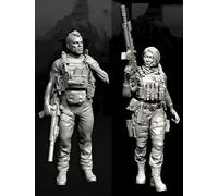 GoodFYouth 1/35 Maqueta de Resina de Soldado Comando Europeo sin Pintar y sin ensamblar (para 2 Personas) //l9z0f35