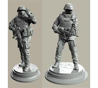GoodFYouth 1/35 Maqueta de Resina de Soldado Comando Europeo sin Pintar y sin ensamblar (para 2 Personas) //l9z0f120