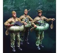 GoodFYouth 1/35 Soldado soviético de la Segunda Guerra Mundial en Resina Kit Modelo sin Pintar ni Montar (3 Figuras) //B6Z3F2