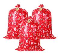 Goodies Bags, Candy Organizer, Christmas Bags, Holiday Treat Bags, Festive Christmas-Themed Design Large Capacity Convenient and Easy to Carry with Strong Handles Versatile Storage for Toys, Snacks