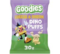 Goodies Snacks Cheese - Onion Dino Puffs 30 gr